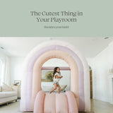 Pink Rainbow Bounce House 8x8 PLAYSMOL