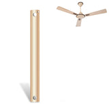 36 inch Ceiling Fan Downrod with Extension Cord,3 FT Downrod for Ceiling Fan,1 inch Outside Diameter,Ceiling Boom Suitable for a Wide Range of Fans (Gold,Not Threaded) Ruiyang