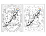 Swear Word Coloring Book for Moms: Motivational Quotes and Doodle Therapy for Stressed Out Moms Who Deserve a Break (and a Glass of Wine!) WoodArtSupply