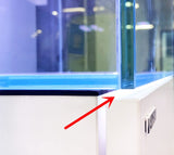 LANDEN Aquarium Wooden Stand and Cabinet for up to 20 Gal Tank, W17.7xD17.7xH31.5 in, Fish Reptile Sea Salt WaterTank Stand, Nano Foam Leveling Mat Included, Matte White Painted(Stand Only) LANDEN