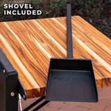 Backyard Discovery Argentine Santa Maria 5 ft. x 2 ft. Stainless Steel BBQ Grill with Powder-Coated Steel, Adjustable Grill Grates, Fire Brick, Charcoal, S-Hooks for Authentic Gaucho Outdoor Grilling Backyard Discovery