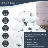 Where The Polka Dots Roam Nautical Ocean Twin Bedding Set - 3 Piece Super Soft Kids Bed Set with Fitted Sheet, Flat Sheet, and Pillowcase - Underwater Sea Creatures Design for Boys Girls Room Décor Where The Polka Dots Roam