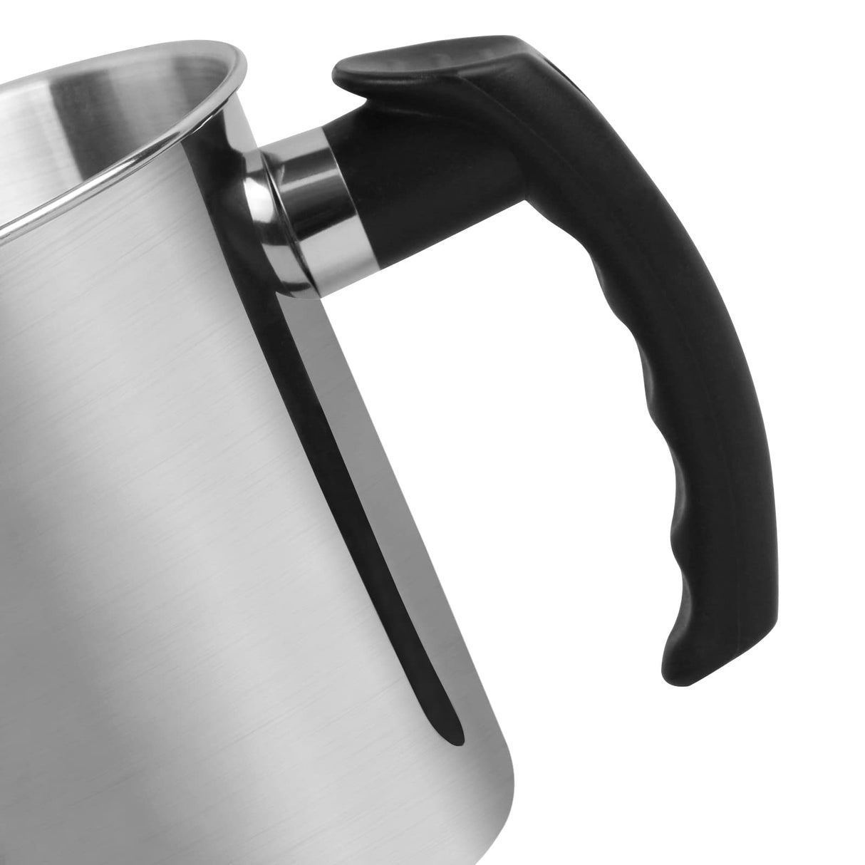 Teqooza Stainless Steel Candle Making Pouring Pot,2 Pounds Capacity Cup,Double Boiler Wax Melting Pot,Dripless Pouring Spout & Heat-Resisting Handle, Silver Teqooza