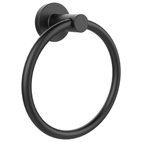 SetSail Towel Holder for Bathroom Wall Matte Black Towel Ring 304 Stainless Steel Hand Towel Holder Heavy Duty Towel Hanger for Bath, Kitchen SetSail