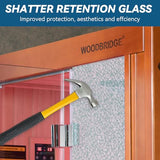 Woodbridge Infrared Home Sauna Room 2 Person Japanese Cedar Indoor Sauna with 7 Carbon Heaters, Red Light Therapy, Bluetooth Speaker, Intelligent Control Panel, Tempered Glass & Top Vent WOODBRIDGE