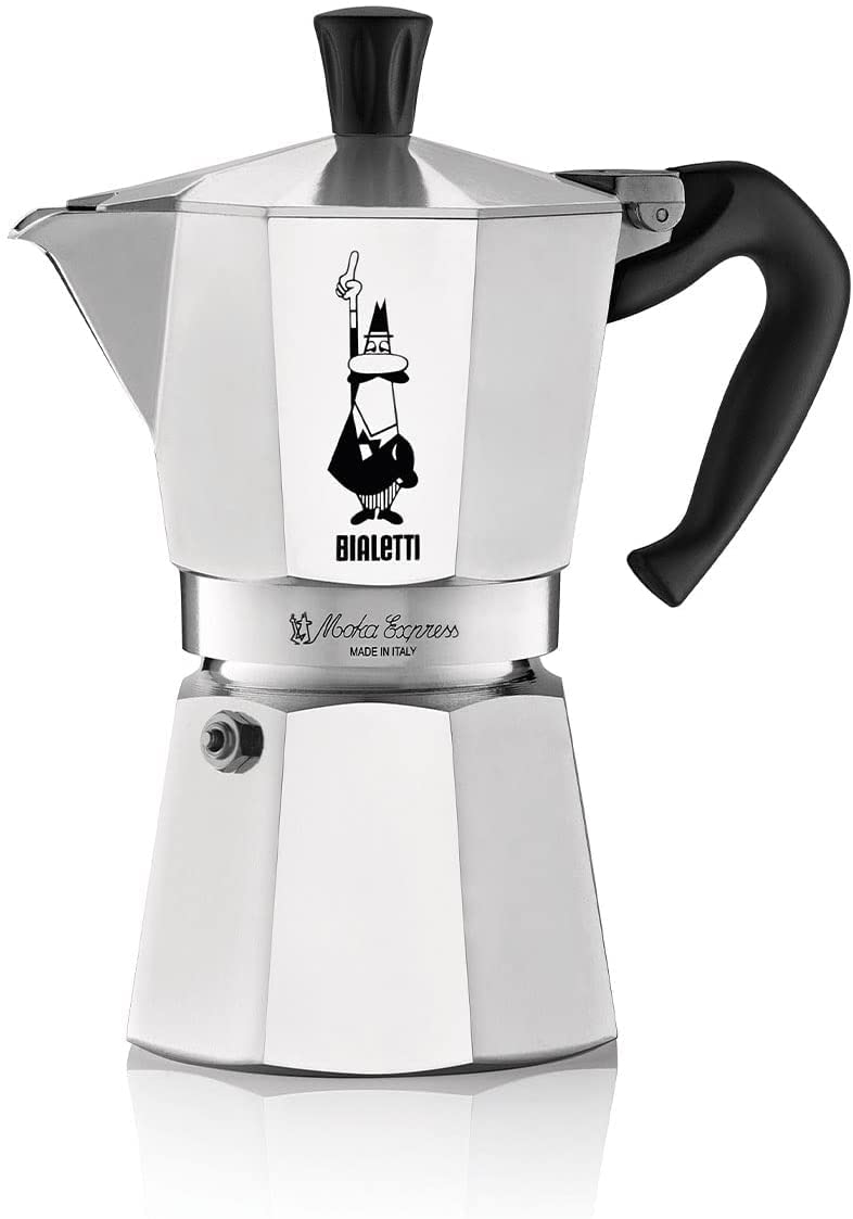 Bialetti Moka Express 6 Cup, 1 EA, silver, 6800, 06800