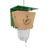 Best Bee Brothers Ultimate Pro Carpenter Bee Trap for Outside with Extra-Large, Clear External Bee Vault & Spring-Loaded Door, 4.2” D x 5.8” W x 7.5” H (4 Pack) Best Bee Brothers