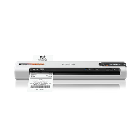 Epson RapidReceipt RR-70W Wireless Mobile Color Receipt & Document Scanner with ScanSmart AI PRO Receipt Management & PDF Software for PC & Mac Epson