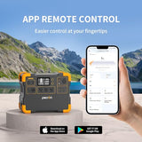 pecron Portable Power Station, E1500LFP Solar Generator 1536Wh, 2200W LiFePO4 Battery Backup, Fast Charging Power Station for Home use, RV, and Outdoor Camping pecron