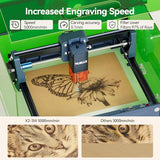 Laser Engraver,WAINLUX X2 3W Enclosure Pre-Assemble Laser Engraving Machine,High Precision,Engraving Area150*200mm,APP Control Laser Engraver for Wood,Leather|Acrylic|Glass|DIY Projects|Class1 Safe WAINLUXPRO