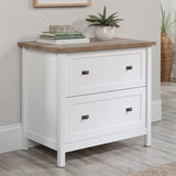 Sauder Cottage Road Engineered Wood Lateral File Cabinet in White Finish Sauder