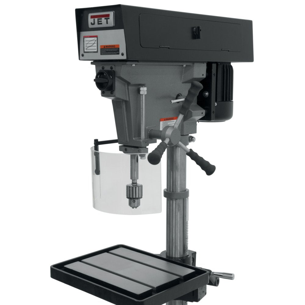 JET 15-Inch Step Pulley Drill Press, 6 Speed, 1Ph 115/220V (Model J-A3816) - WoodArtSupply