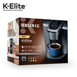 Keurig K-Elite Single Serve K-Cup Pod Coffee Maker, with Strength and Temperature Control, Iced Coffee Capability, 8 to 12oz Brew Size, Programmable, Brushed Silver Keurig