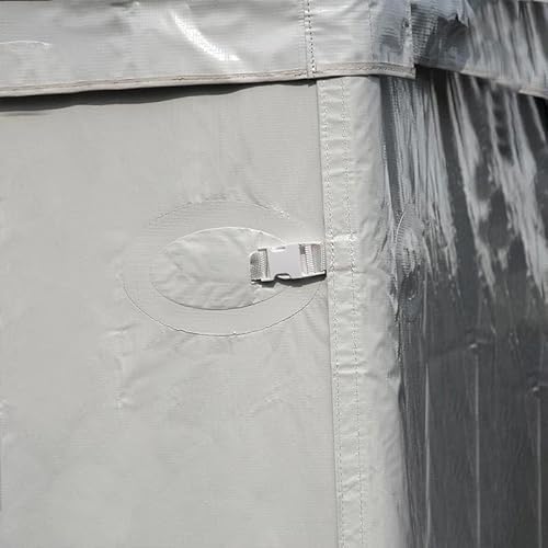 TentandTable Standard Cathedral Tent Sidewall, 7-Foot by 15-Foot, Waterproof Sidewalls for Commercial Party & Canopy Tents, UV Resistant & Removable, 14oz Translucent Vinyl, Tent Not Included TentandTable