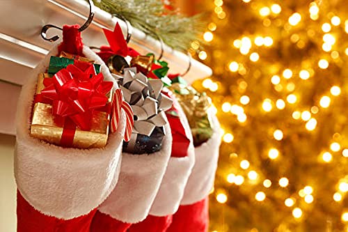 Black Duck Brand Set of 4-18" Red Velvet Stocking W/White Plush Cuff & Hanging Tag Black Duck Brand