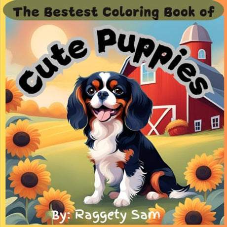 The Bestest Coloring Book of Cute Puppies Ever WoodArtSupply