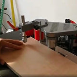 Cbhfmljd Portable Edge Bander Machine Double Side Gluing Wood Banding Machine 1200W 110V Automatic Protection System, Works With Straight And Arc Edges, Used In Cabinets, Wardrobes, Wooden Doors Cbhfmljd