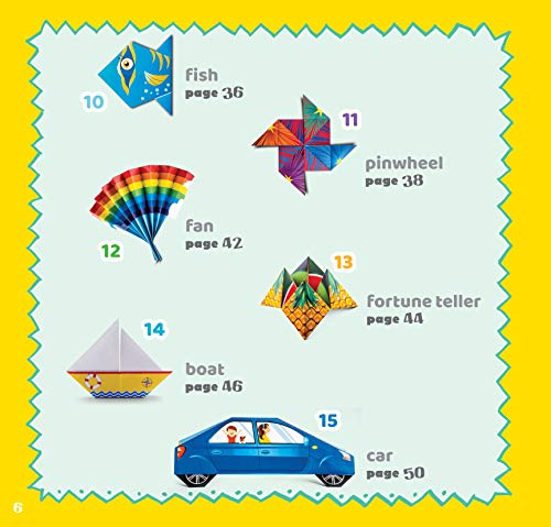 Origami for Kids: 20 Projects to Make Plus 100 Papers to Fold (Happy Fox Books) Fun and Creative Paperfolding Kit with Easy Fold Lines and Instructions for Bunnies, Crabs, Bugs, Dogs and More Happy Fox Books