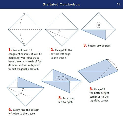 Geometric Origami Mini Kit: Folded Paper Fun for Kids & Adults! This Kit Contains an Origami Book with 48 Modular Origami Papers and Instructional Videos Tuttle Publishing