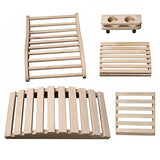 Radiant Saunas SA5024 Deluxe Sauna Accessory Kit, 23.625" x 11.75" x 4.33", Natural Blue Wave