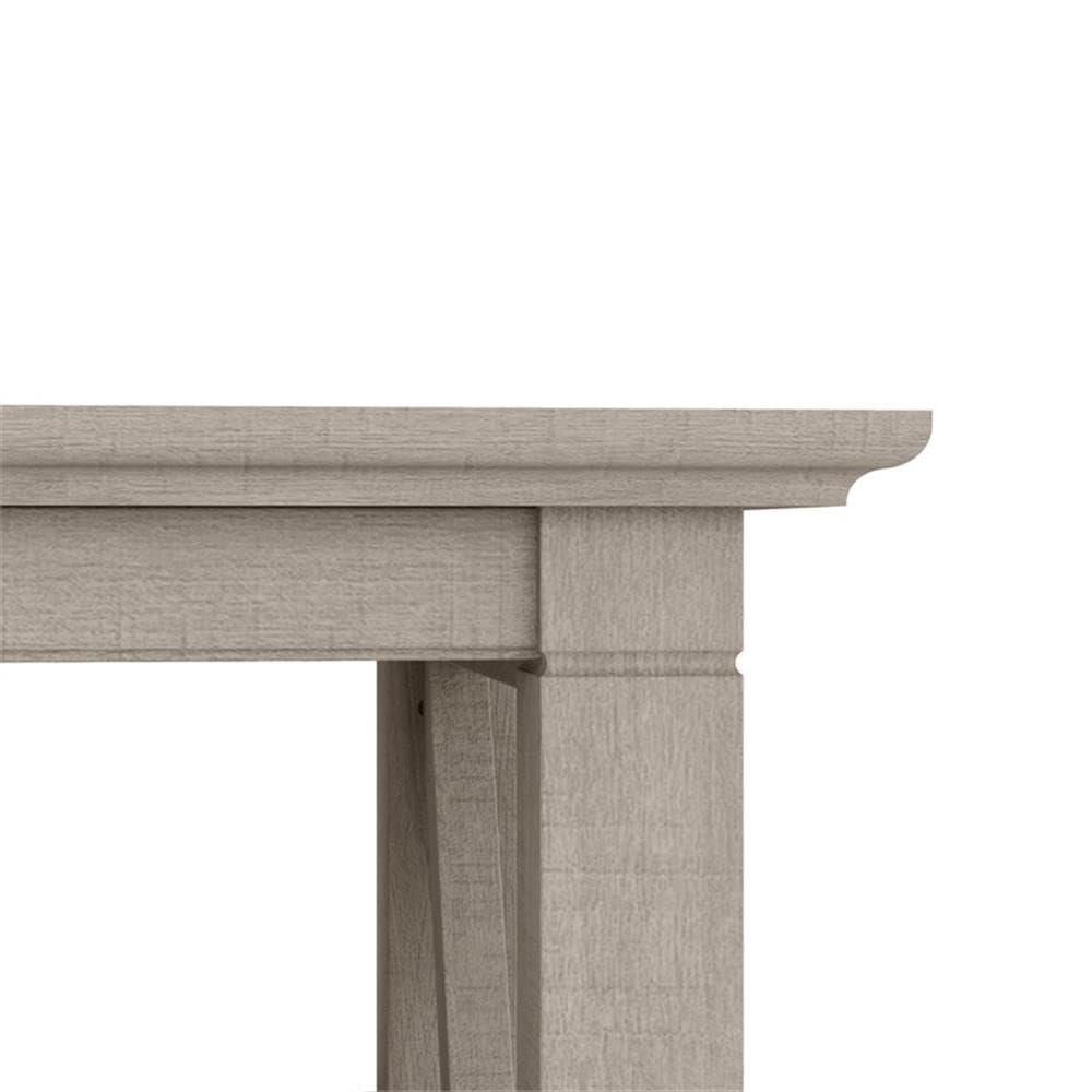 Bush Furniture Key West Tall TV Stand with Set of 2 Bookcases in Washed Gray, Farmhouse Entertainment Center for 65 Inch Television Bush Furniture