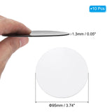 PATIKIL 3.7x3.7 in Sublimation Magnet Blanks, 10pcs Sublimation Blanks Products Personalized Refrigerator Magnets for Kitchen Fridge Home Decor, Round PATIKIL