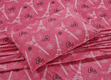 Kids Zone Home Collection Sheet Set Girls/Teens Paris Eiffel Tower Hearts Flowers White Pink Black Pink/White New # Flatscreen Paris (Pink, Queen) Kids Zone