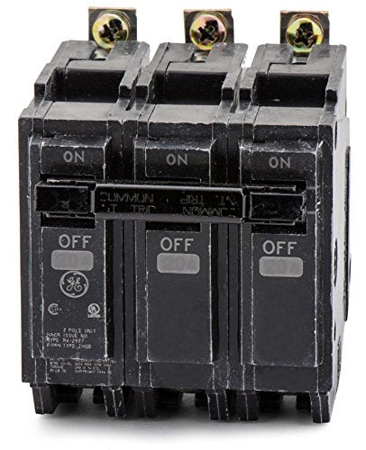 GE THQB32100 Bolt-On Mount Type THQB Miniature Circuit Breaker 3-Pole 100 Amp 240 Volt AC GE