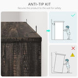 GAOMON 3 Tier Bookcase, Farmhouse Book Shelf with Storage Open Display Bookshelves, 40" Low Book Case Wooden 3 Shelf Bookcase Home Decor Furniture for Home Office, Living Room, Bed Room - Oak GAOMON