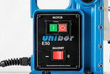 Unibor EQ50 3MLC Magnetic Drill Press - QuickHitch Arbor, Versatile and Durable, 2 Geared Speeds for Optimum Cutting, Ideal for Heavy Duty Metal Work | Powerfull Magnet 2090lbs, 1100W Motor - 2" DOC Unibor