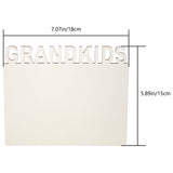 EXCEART Sublimation Picture Frame Blanks Grad Blank Photo Frame Sublimation Blank Photo Frame Grandkids Picture Frame Decorations for Home Sublimation Photo Frame self Made Accessories EXCEART