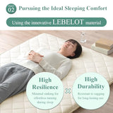 タンスのゲン Japanese Futon Mattress Floor Mattress – 3.5" Thick Shikibuton, Foldable, Made in Japan, Queen, 10156728(100484) タンスのゲン