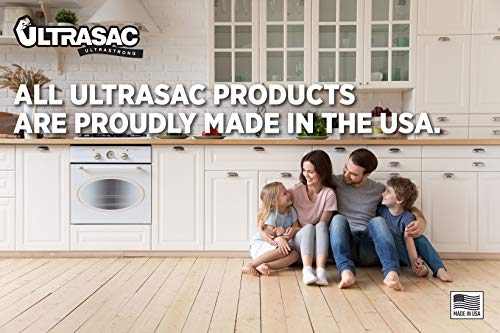 Ultrasac High Performance Queen Size Mattress 2.0 MIL (eq) Clear Cover Waterproof Bags - 70" x 92" - Pack of 1 - for Moving, Storage, & Commercial Ultrasac