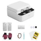 HTVRONT Phone Case Heat Press Machine- Vacuum Heat Press Machine for Phone Cases- Sublimation Press for Custom Phone Case, Badges, Coasters, Includes Film & Fixture (Compatible with iPhone & Android) HTVRONT