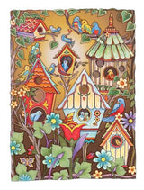 Creative Haven Birds and Blossoms Coloring Book (Adult Coloring Books: Animals) Dover Publications