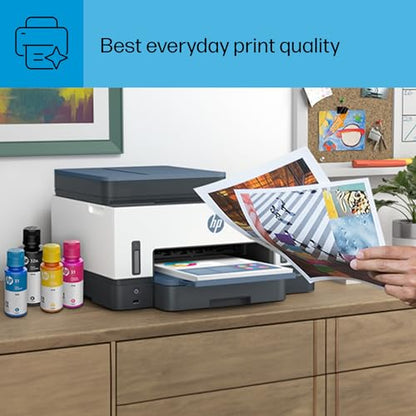 HP Smart Tank 7602 Wireless All-in-One Ink Tank Printer with 2 years of ink included,Print, scan, copy, fax, Best-for-home, Refillable ink tank (28B98A)