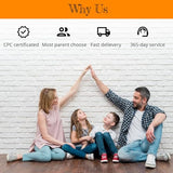 MERITLINE White Full Over Full Bunk Bed with Trundle - Solid Wood Detachable Design for Kids MERITLINE