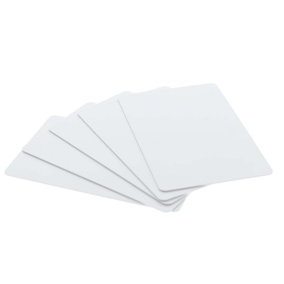 Bulk 100 Pack - Premium Blank PVC Cards for ID Badge Printers - Graphic Quality White Plastic CR80 30 Mil (CR8030) by Specialist ID - Compatible with Most Photo ID Badge Printers (White) Specialist ID