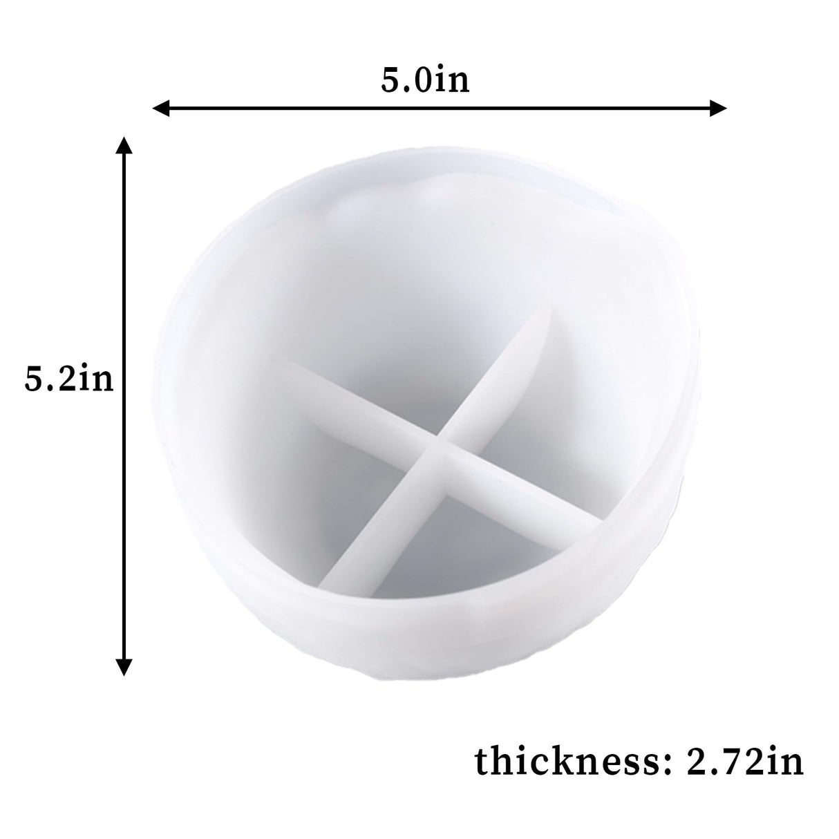 Wehous Bowl Resin Mold Irregular Storage Box Silicone Mold Unique Container Jewelry Holder Candle Vessels Mold for Epoxy Resin Concrete Cement DIY Art Craft Trinket Jar Dish Plant Pot Table Home Decor Wehous