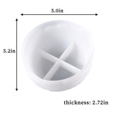 Wehous Bowl Resin Mold Irregular Storage Box Silicone Mold Unique Container Jewelry Holder Candle Vessels Mold for Epoxy Resin Concrete Cement DIY Art Craft Trinket Jar Dish Plant Pot Table Home Decor Wehous