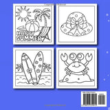 Beach Day Fun: Color the Magic of the Beach – Bold and Easy Beach-Themed Coloring Book for Kids – Ocean Adventures Await! (Bold & Easy Coloring Books) WoodArtSupply