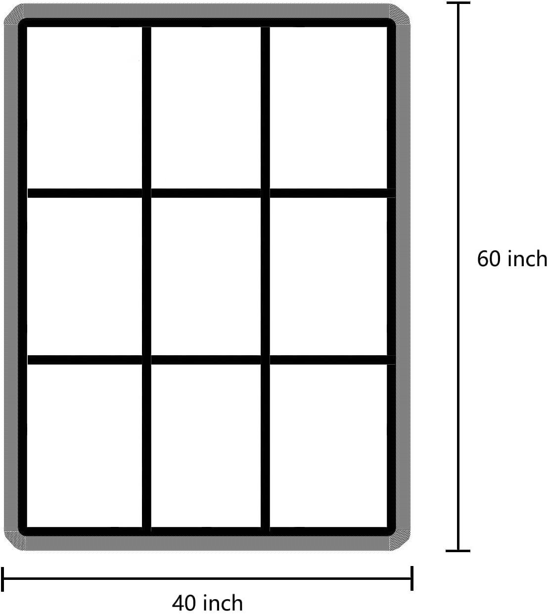 MajumDar Sublimation Blank Throw Blanket for Heat Press, Custom Personalised Baby Printed Blanket (9 Panel) MajumDar