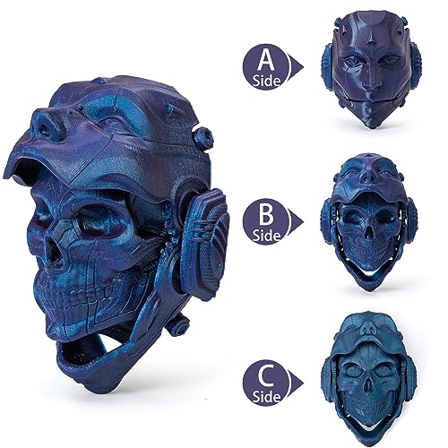 FF SUNSENKJ PLA Filament 1.75mm Color Change 3D Printer Filament, Chameleon Shiny Sparkle Glitter by Different Light and Angle, PLA 3D Printing Filament 1kg (2.2lbs) Spool (Chameleon_Nebula Purple) FF SUNSENKJ