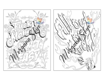 Swear Word Coloring Book for Moms: Motivational Quotes and Doodle Therapy for Stressed Out Moms Who Deserve a Break (and a Glass of Wine!)