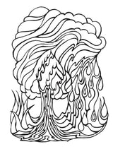 Creative Haven The Four Elements Coloring Book (Adult Coloring Books: Nature) WoodArtSupply