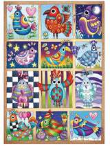 Creative Haven Fanciful Birds Coloring Book (Adult Coloring Books: Animals) Dover Publications