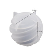 2 Pack Wave Candle Mold Spiral Candle Mold Ball Mold Ball Resin Casting Mold Resin Making Molds Silicone Mold for Candle Home Decorate Mold Candle Making Mold 3D Animal Mold ESEENS