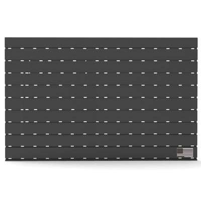 SORQINOTER Gun Racks for Wall, Heavy-Duty Aluminium Slatwall Panels Gun Wall Mount Storage, 10 Pieces Panels