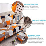 Stretch Sofa Slipcover Armless Futon Cover Printed Fitted Furniture Protector Elastic Polyester Spandex Washable Armless Sofa Cover Folding Couch Shield Sofa Cover Beacon Pet