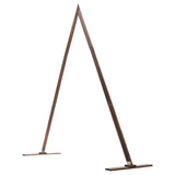 Wooden Wedding Arch for Ceremony, 8.2FT Triangle Backdrop Arch Stand for Wedding Ceremony Gorgeous Wedding Arbor Rustic Arch Decorations for Garden Wedding, Parties Netcoin